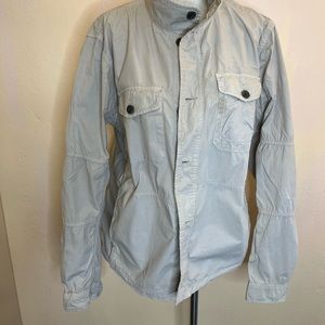 Gap khaki cargo lightweight jacket, size large